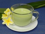 Pha sữa đậu nành xanh thơm lá dứa