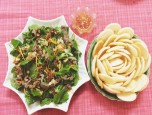 Gỏi rau má thịt bò
