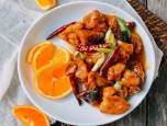 Thịt gà sốt cam