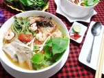 Bún tôm bổ dưỡng cho gia đình