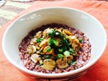 Cháo ngao gạo lứt