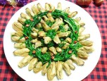 Trùng trục xào hẹ ngon dân dã