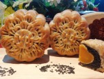 Làm bánh nướng nhân mè đen ngon lạ miệng