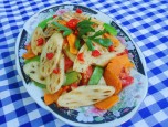 Làm củ sen xào chay cho mâm cũng rằm tháng 7