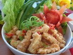 Làm mực chiên ngũ vị hương