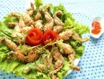 Ếch tẩm vừng chiên giòn