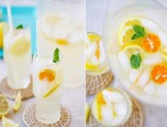 Nước dừa chanh quất thơm mát đã khát