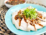 Độc đáo món thịt ba chỉ luộc sốt tỏi ăn cực tốn cơm