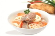 Lạ vị với canh củ sen sườn non