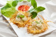 Sò điệp chiên khoai lang