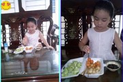 Để con nói bà nội "luộc" cá viên cho ông ăn. 