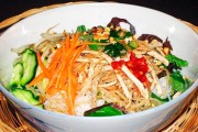 Bì bún chợ Giồng Luông