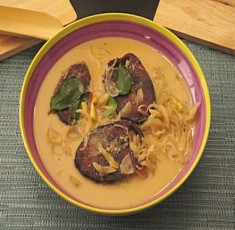 Cá ngừ om sữa dừa