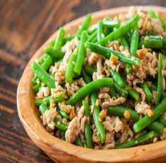 Đậu đũa xào thịt gà