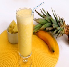 Sinh tố dứa chuối lạ miệng