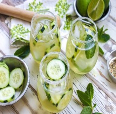 Mojito trà xanh dưa chuột