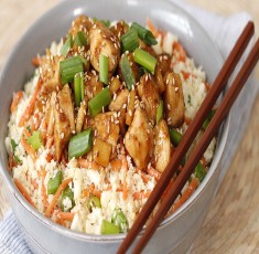 Cơm rang gà teriyaki ngon miệng hấp dẫn cho ngày cuối tuần