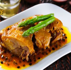 Gà Nướng Sốt Chanh Dây