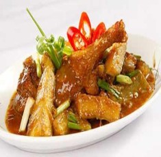 Vịt kho chuối xanh