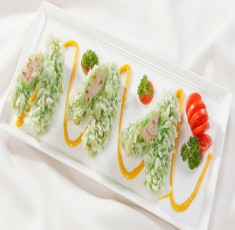 Chả cá chiên cốm