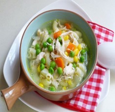 SOUP TỎI NẤM RƠM