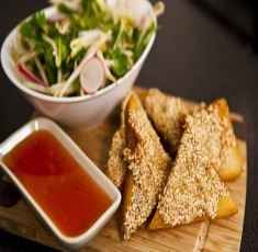 Bánh mì chiên tôm