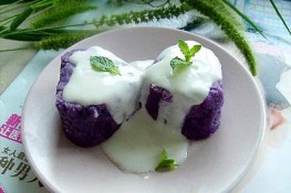 Khoai Lang Tím Nghiền Sữa Chua