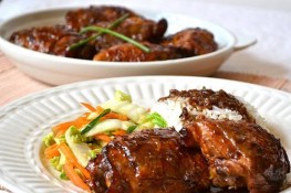 Đùi gà sốt tiêu ngon miệng!