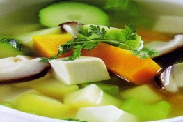 Canh Cà Tím Đậu Hũ Non