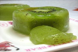 Thạch kiwi xanh mướt