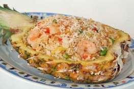 Cách làm món cơm rang dứa