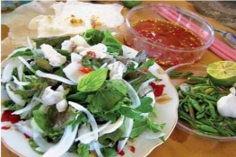 Món ngon Phú Yên: Gỏi cá nhái