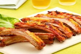Chế biến món sườn cọng nướng cay