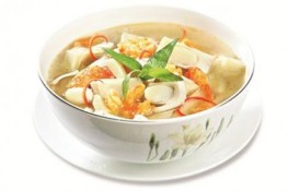 Chế biến món canh mít non nấu tôm