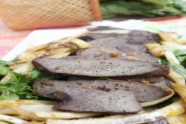Chế biến món gan heo chiên tỏi