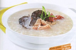 Món ngon bổ dưỡng: Cháo Hà thủ ô đậu đỏ
