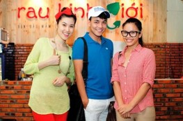 Siêu mẫu Thu Hằng mở nhà hàng Rau kinh giới