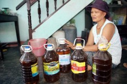Trộn lốp cao su để ép dầu ăn
