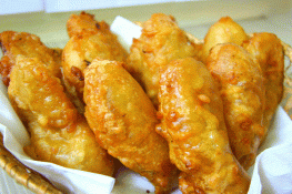 Chuối chiên vàng ươm hấp dẫn