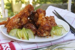 Cánh gà rán sốt sa tế