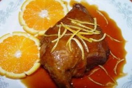 Ngọn lạ với món vịt nấu cam