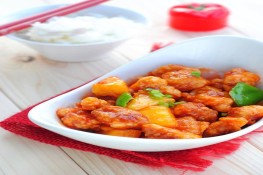 Thịt thăn sốt chua ngọt