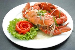 Cua hấp bia trong ngày se lạnh