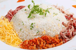 Món ngon trưa nay: Cơm chiên chả lụa