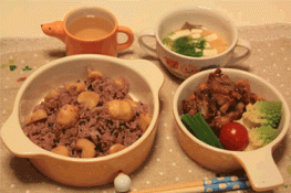 Ngon, lạ miệng với xôi lá cẩm hạt dẻ
