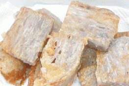 Món ngon lạ miệng: "Thịt heo quay" từ khoai cau