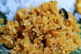 Cơm rang đu đủ lạ mà ngon