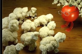 Cuối tuần thư giãn với những tác phẩm từ rau, củ, quả