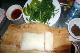 Ẩm thực độc đáo: Cơm nắm mo cau