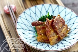 Thịt ba chỉ chiên xốt mật ong kiểu Nhật